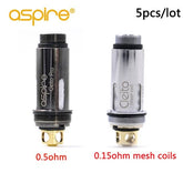 5pcs lot Aspire Cleito pro coil for Electronic Cigarette 0 5ohm 0 15ohm mesh coils Replacement.jpg 640x640